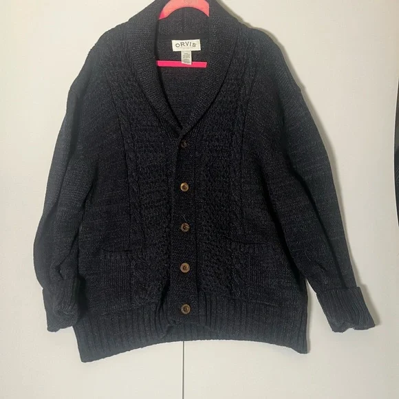 Orvis Sweaters Vintage Orvis Shawl Collar Cardigan Sweater